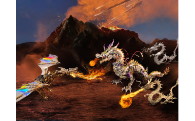 Build Your Own Steampunk Wyvern Dragon: A Mechanical 3D Puzzle.