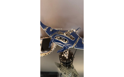 Innovative Steampunk Style Metal Manta Ray