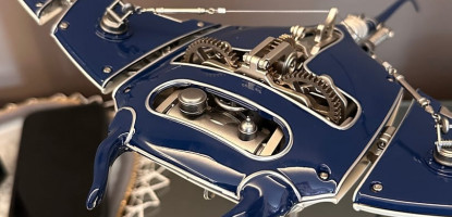 Innovative Steampunk Style Metal Manta Ray