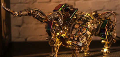 The Bull 3D Metal Puzzle: A Unique Gift for Financial Advisors
