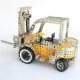 1300pcs simulation engineering truck forklift model kit diy metal assembly model