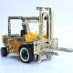 1300pcs simulation engineering truck forklift model kit diy metal assembly model