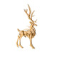 100pcs+ diy 3d assembling ornament golden elk & silver elk