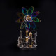 100pcs steampunk 3d metal flower model building kit