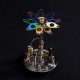 100pcs steampunk 3d metal flower model building kit