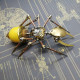 100pcs+ steampunk ant insect diy metal assembly model 3d puzzle