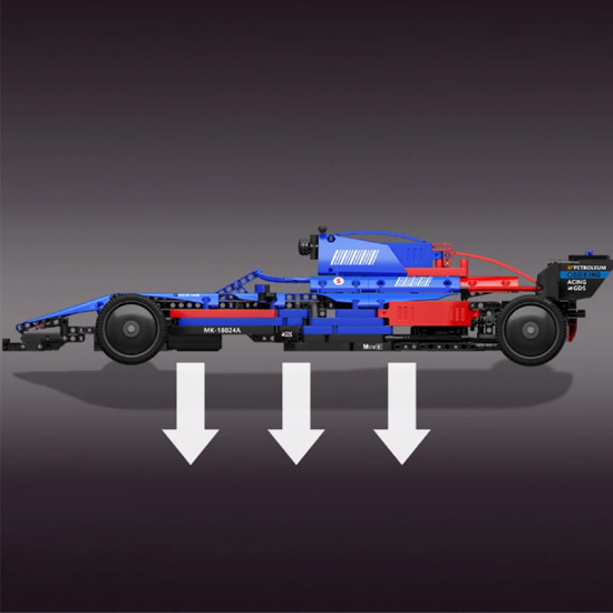 remote controlled formula race car 1064pcs