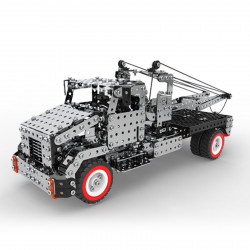 1094pcs 3d metal puzzle assembly crane truck construction vehicles for adults