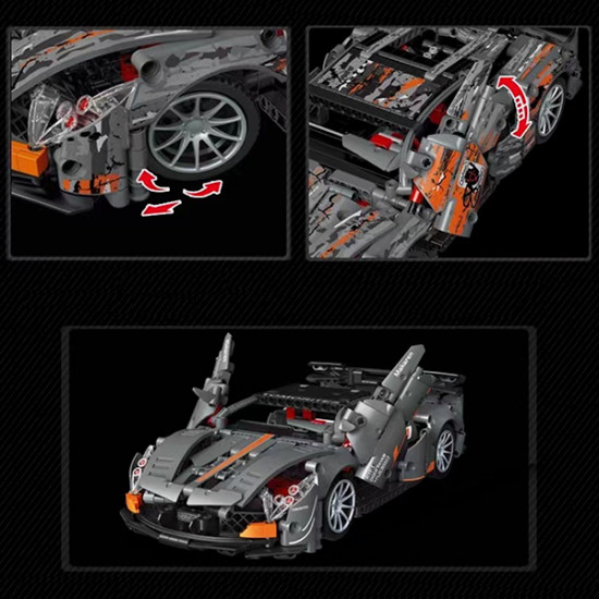 remote controlled british hypercar 1142pcs