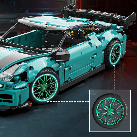 remote controlled gtr r35 1189pcs