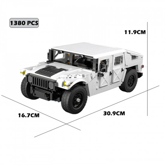 remote controlled h1 humvee 1380pcs