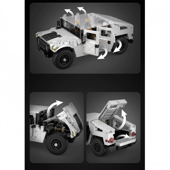 remote controlled h1 humvee 1380pcs