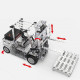 1400pcs 2.4g assembly remote control metal forklift mechanical scew model building kit puzzle