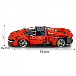 remote controlled italian hypercar 1482pcs