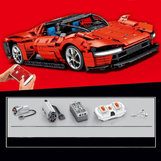 remote controlled italian hypercar 1482pcs