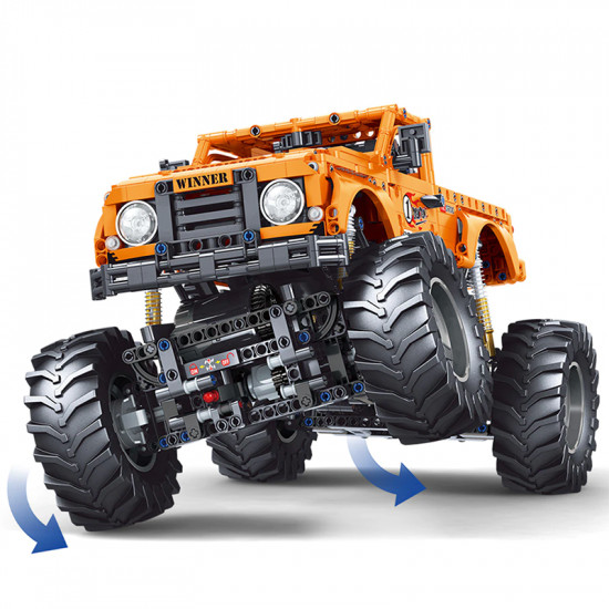 remote controlled monster truck 1492pcs