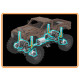 remote controlled monster truck 1492pcs