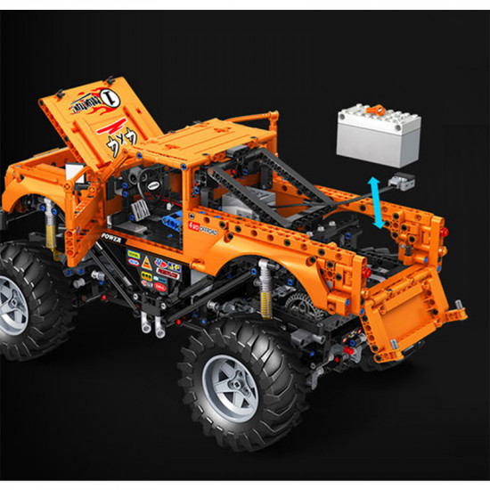 remote controlled monster truck 1492pcs