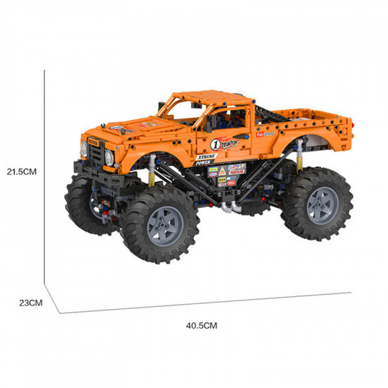 remote controlled monster truck 1492pcs