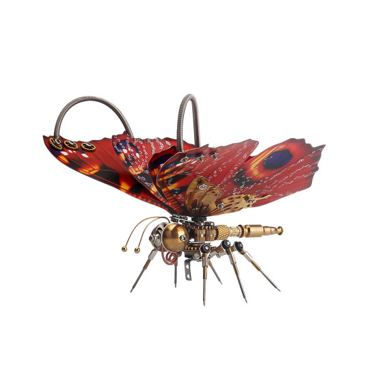 150pcs custom your steampunk butterfly 3d metal model kit