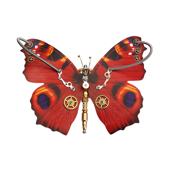 150pcs custom your steampunk butterfly 3d metal model kit