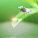 150pcs steampunk 3d dragonfly model assembly kit with light