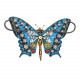 150pcs steampunk blue butterfly pipevine swallowtail model building kit