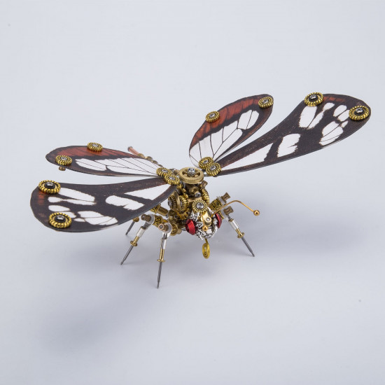 150pcs+ steampunk brush-footed butterfly 3d metal model kits greta oto