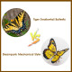 150pcs monarch butterfly steampunk assembly model