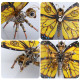 150pcs monarch butterfly steampunk assembly model