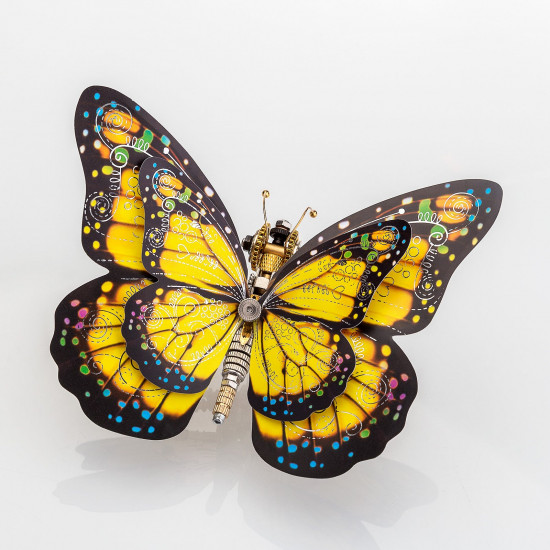 150pcs monarch butterfly steampunk assembly model