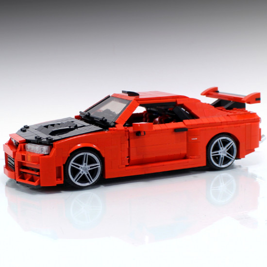 r34 sports car 1513pcs