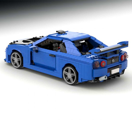 r34 sports car 1513pcs