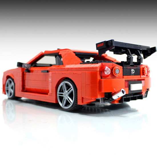 r34 sports car 1513pcs