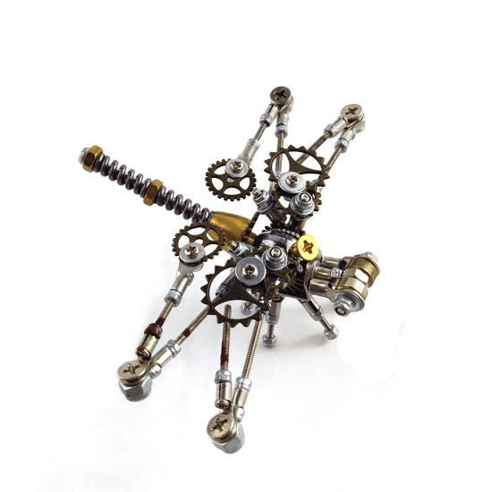 152pcs 3d diy metal mechanical dragonfly insect puzzle model jigsaw