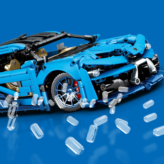 six wheeled hypercar 1554pcs