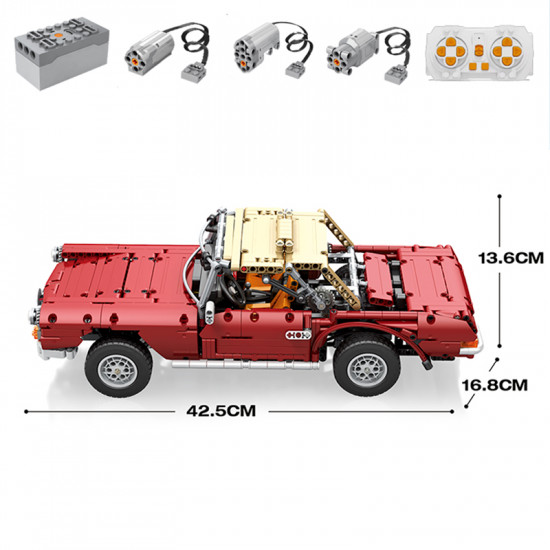 remote controlled 280sl convertible 1577pcs