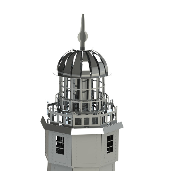 160pcs la jument lighthouse metal model building kit