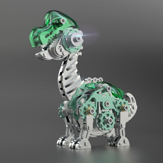 160pcs mini dinosaur 3d metal model kit for kids