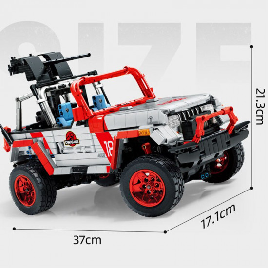 remote controlled jurassic 4x4 1613pcs