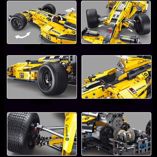 remote controlled formula race car 1681pcs