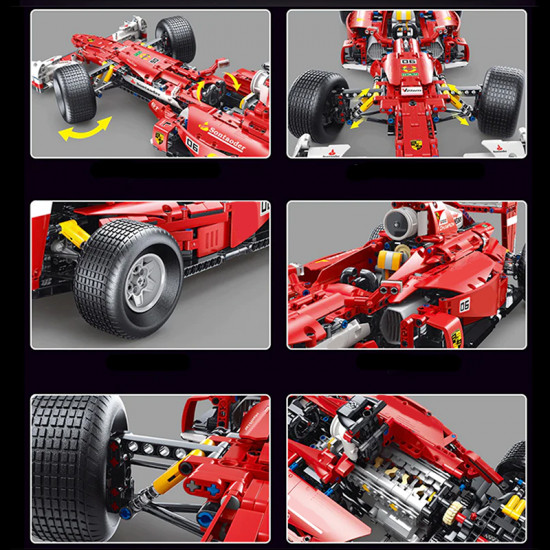 remote controlled formula race car 1697pcs