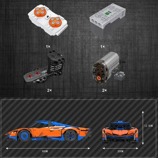 remote controlled british racetail 1817pcs