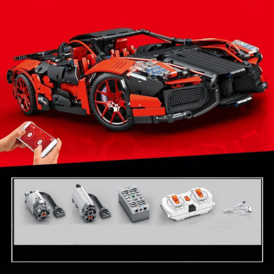 remote controlled supercar 1826pcs