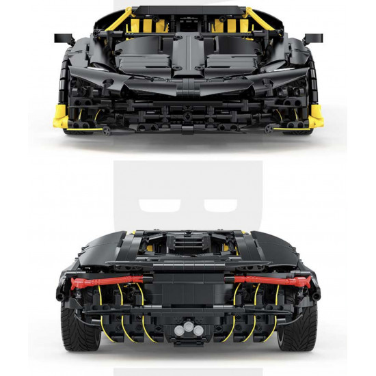 remote controlled black bull 1848pcs