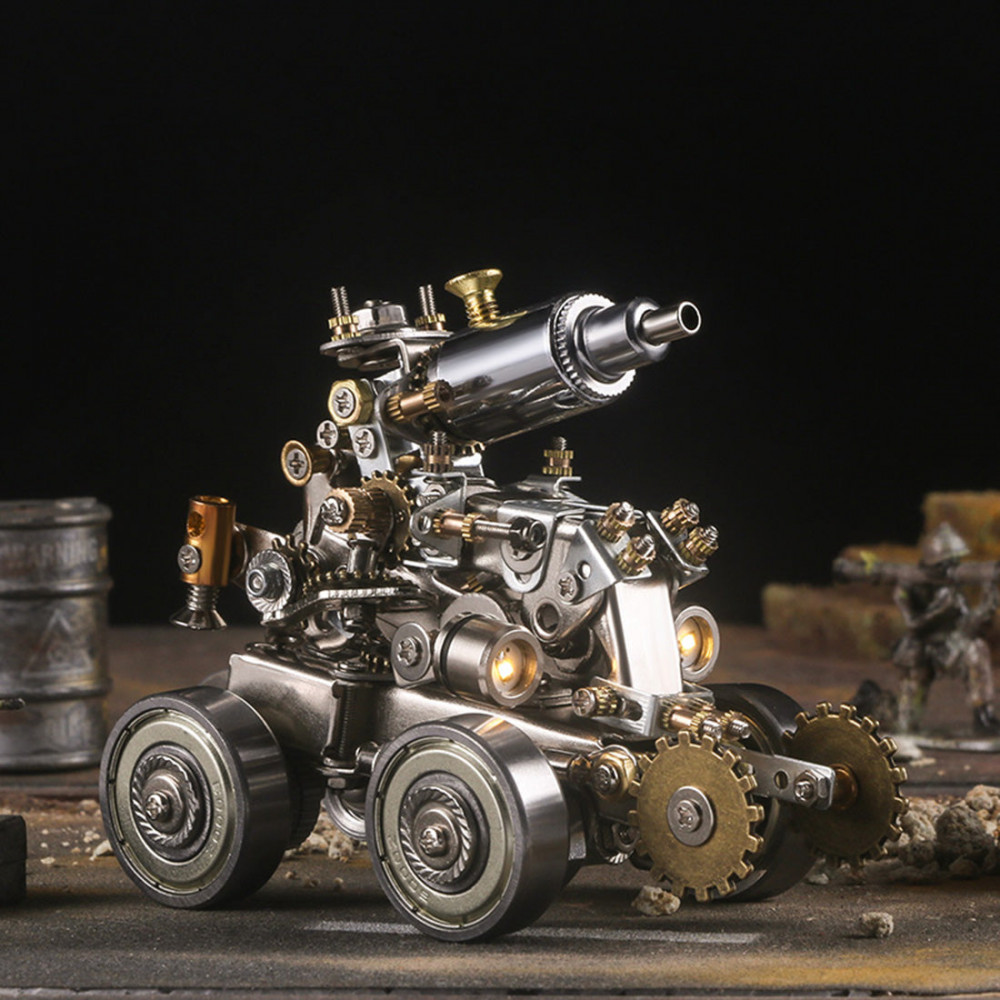 1pc blind box random mini diy 3d assembly armor metal submarine mecha ...