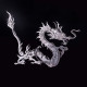 200pcs+ diy oriental dragon + phoenix assembly building kit for home decoration