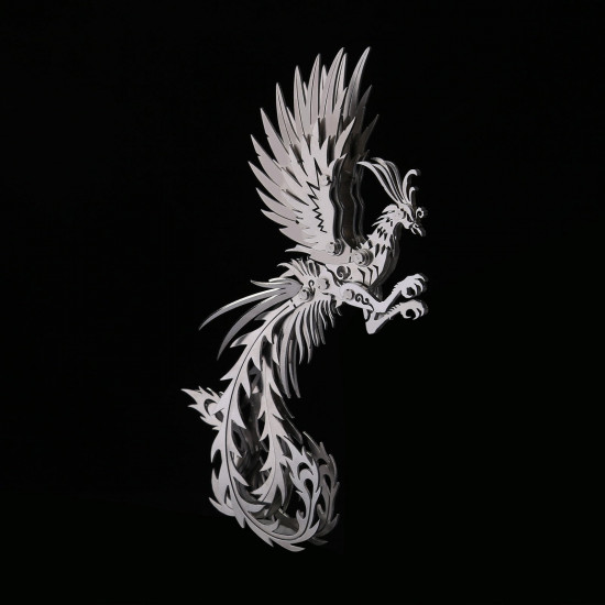 200pcs+ diy oriental dragon + phoenix assembly building kit for home decoration