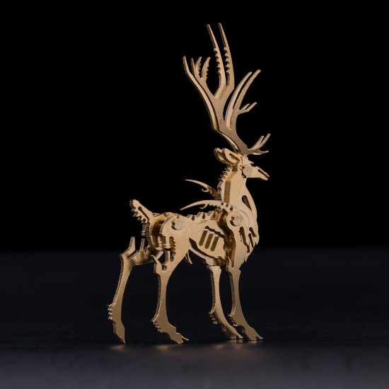 200pcs+ diy 3d assembling ornament christmas elk model