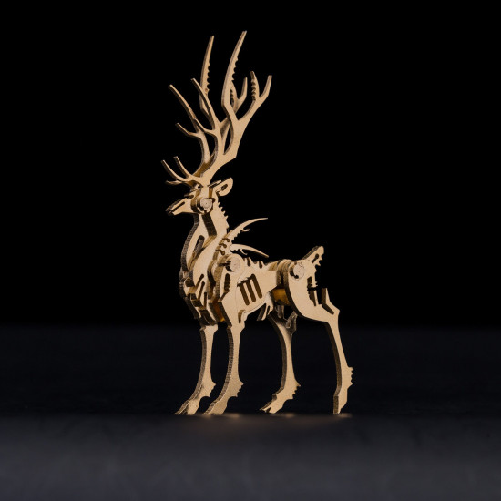 200pcs+ diy 3d assembling ornament christmas elk model